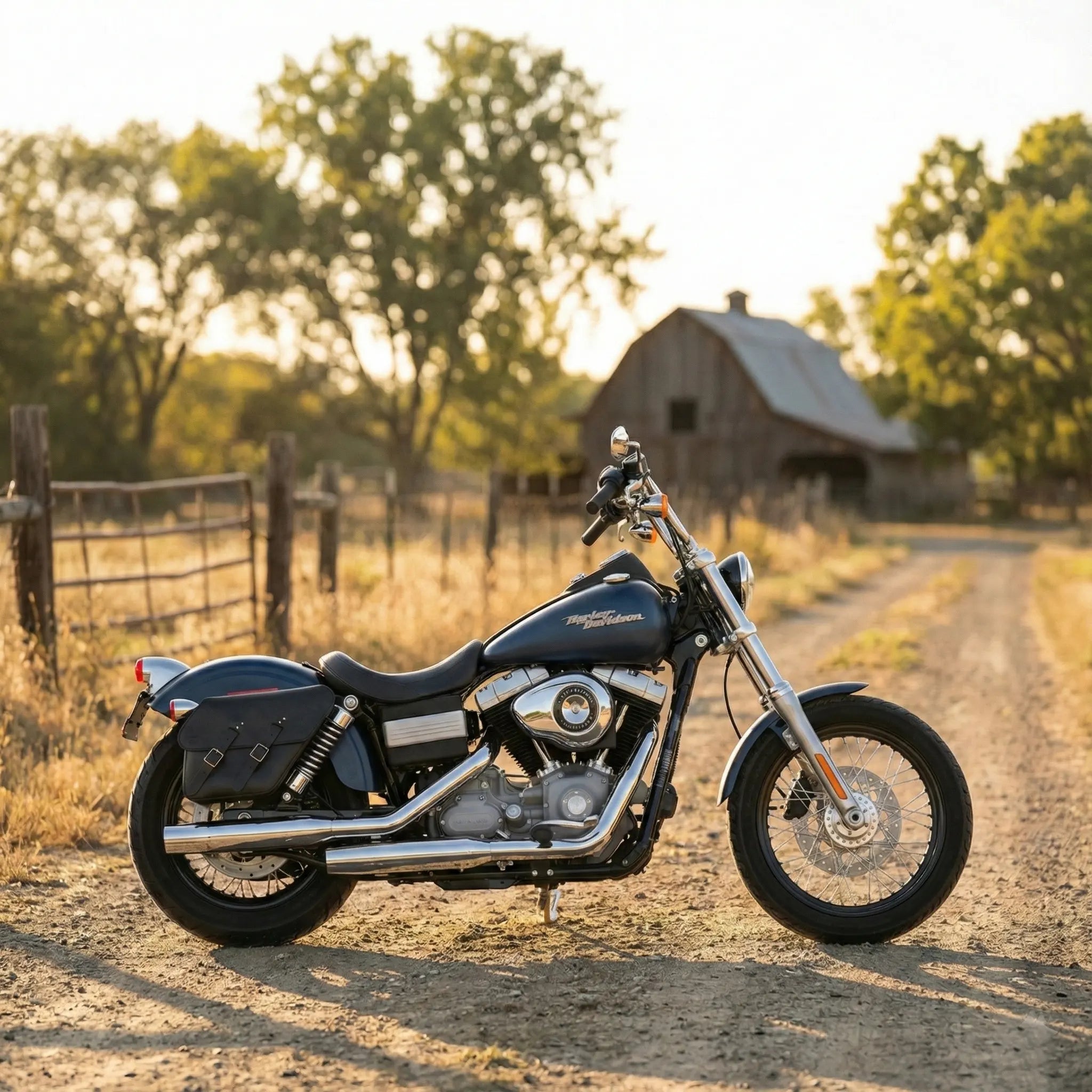 Harley Dyna Solo Bag - Right Side (Model DR01)