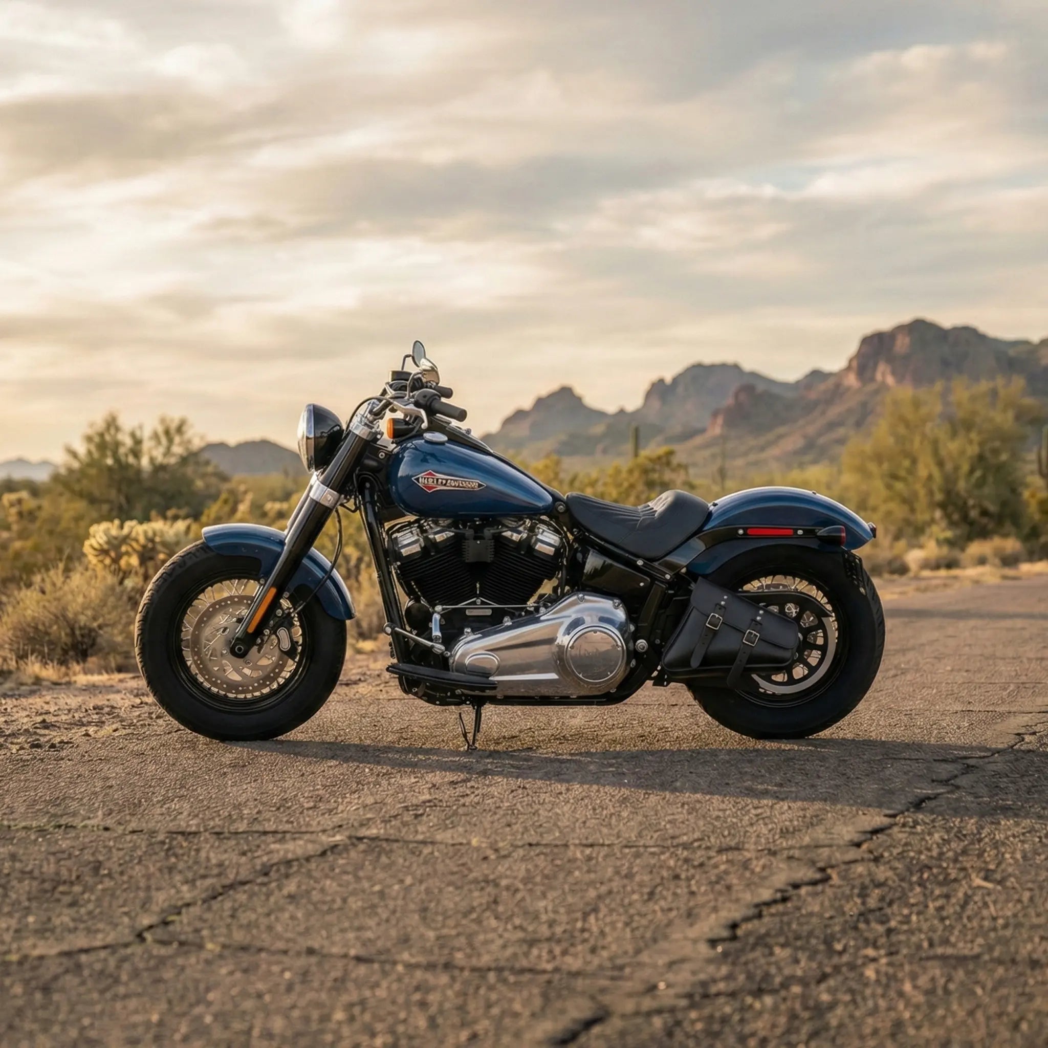 H-D® 2018-Later Softail Left Side Solo Bag - SHL06