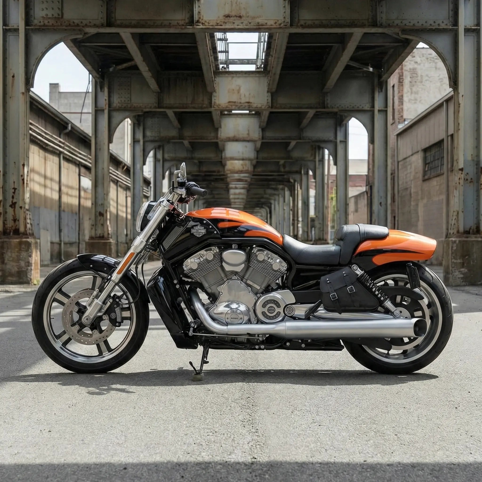 H-D® V-Rod Left Side Solo Bag - VRL02